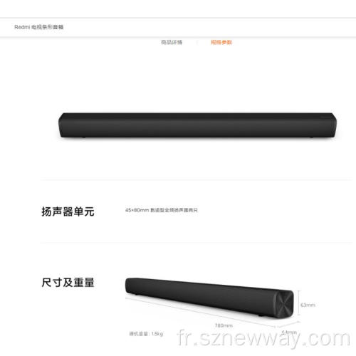 Barre de son de Sound de Xiaomi Redmi TV Wireless Mi